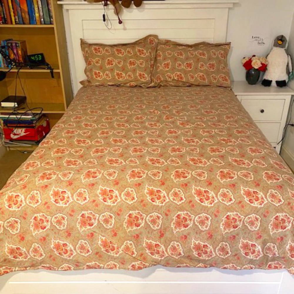 Pottery Barn Duvet and two Shams Queen/Full